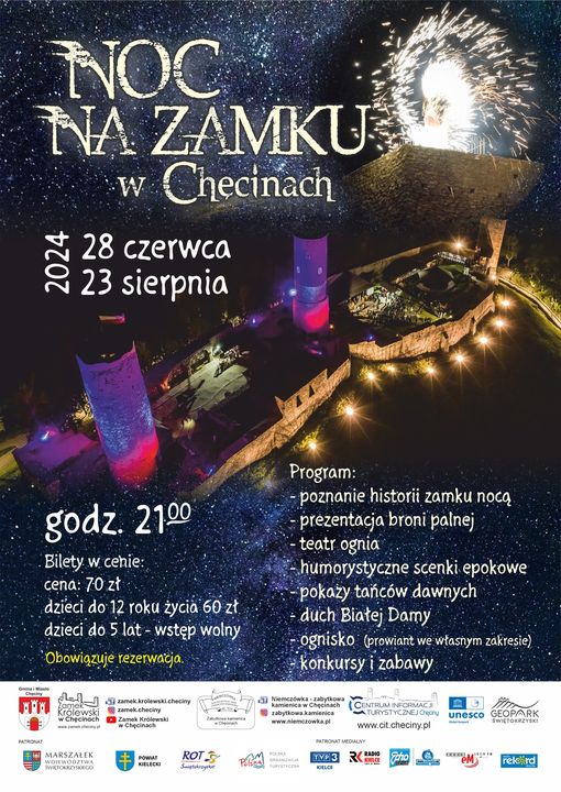 NOC NA ZAMKU W CHĘCINACH